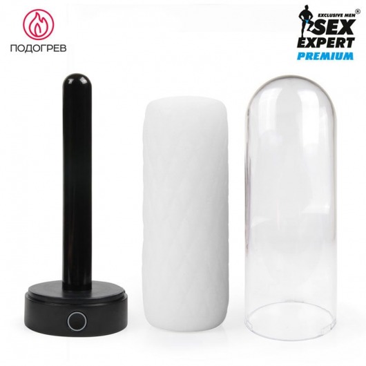Оригинальный мастурбатор в колбе с нагревом - Sex Expert - в Курске купить с доставкой