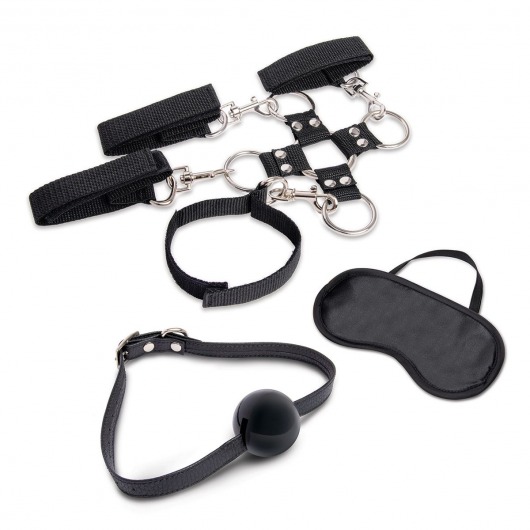 Набор для фиксации из 7 предметов Hogtie   Ball Gag Kit - Lux Fetish - купить с доставкой в Курске