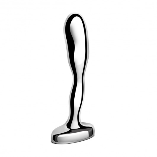 Стальной стимулятор простаты Stainless Steel Prostate Plug - 11,5 см. - b-Vibe - в Курске купить с доставкой