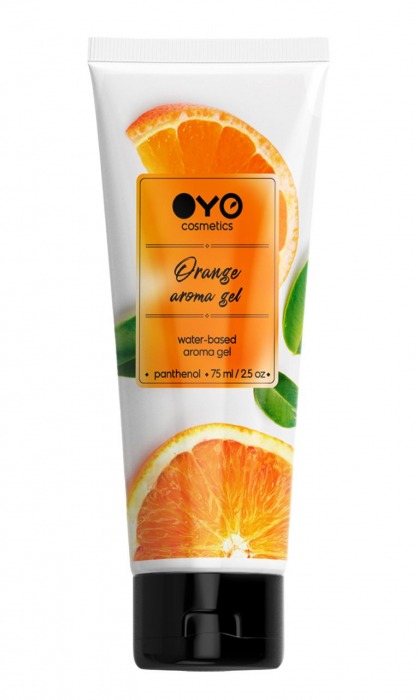 Лубрикант на водной основе OYO Aroma Gel Orange с ароматом апельсина - 75 мл. - OYO - купить с доставкой в Курске