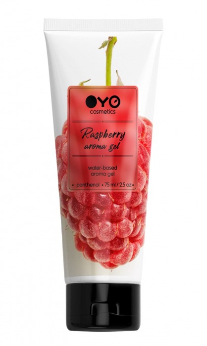 Лубрикант на водной основе OYO Aroma Gel Raspberry с ароматом малины - 75 мл. - OYO - купить с доставкой в Курске