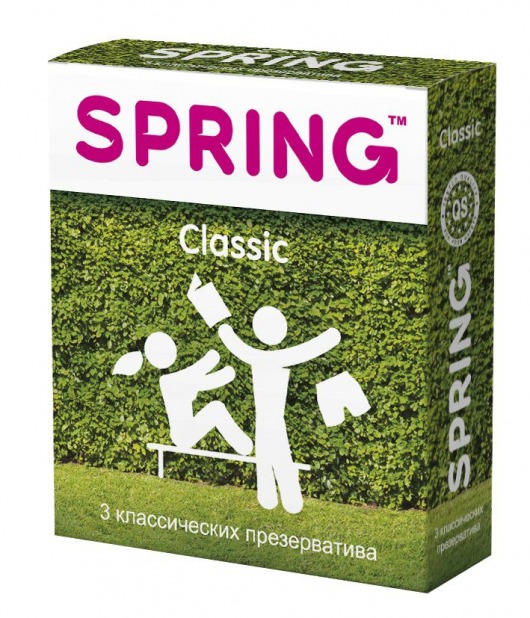 Классические презервативы SPRING CLASSIC - 3 шт. - SPRING - купить с доставкой в Курске