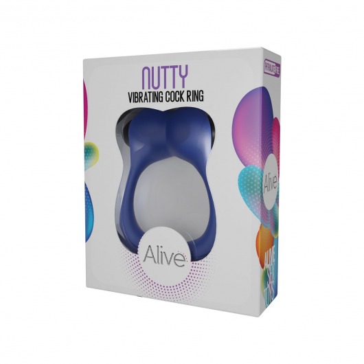Синее эрекционное виброкольцо Nutty - Adrien Lastic - в Курске купить с доставкой