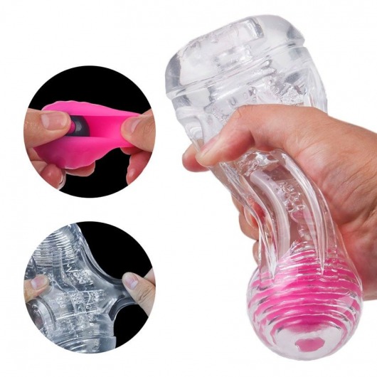 Прозрачный вибромастурбатор Space Capsule-RСT - S-HANDE - в Курске купить с доставкой