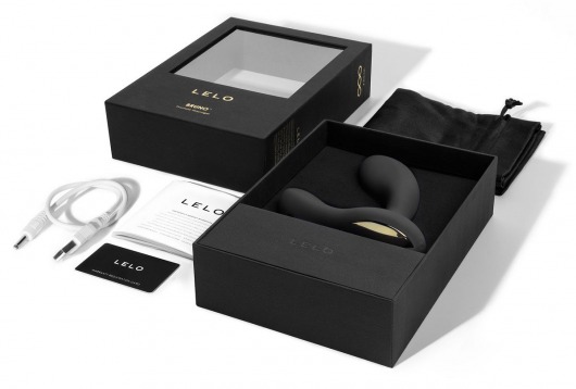 Чёрный перезаряжаемый стимулятор простаты Bruno Black - Lelo - в Курске купить с доставкой