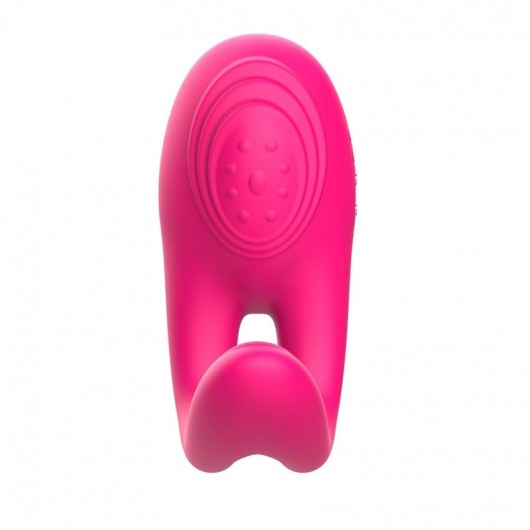 Розовое виброкольцо с пультом ДУ - I-MOON - в Курске купить с доставкой