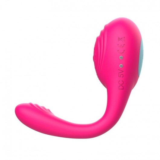 Розовое виброкольцо с пультом ДУ - I-MOON - в Курске купить с доставкой