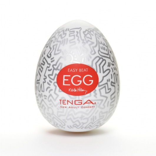 Мастурбатор-яйцо Keith Haring EGG PARTY - Tenga - в Курске купить с доставкой