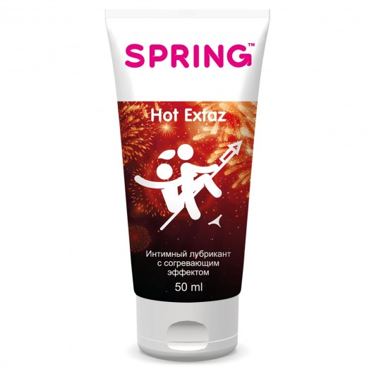 Согревающие интимный лубрикант Spring Hot Extaz - 50 мл. - SPRING - купить с доставкой в Курске