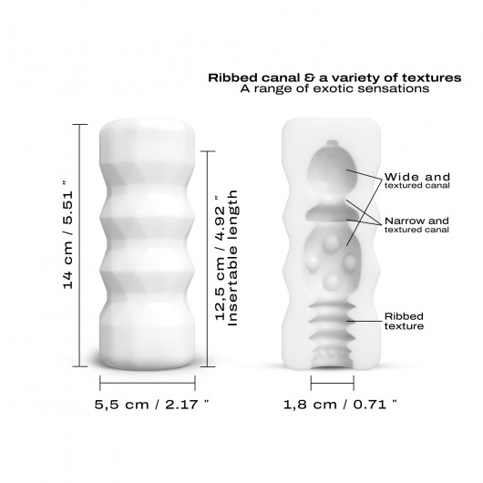 Белый мастурбатор Dorcel Cup Exotic - Dorcel - в Курске купить с доставкой