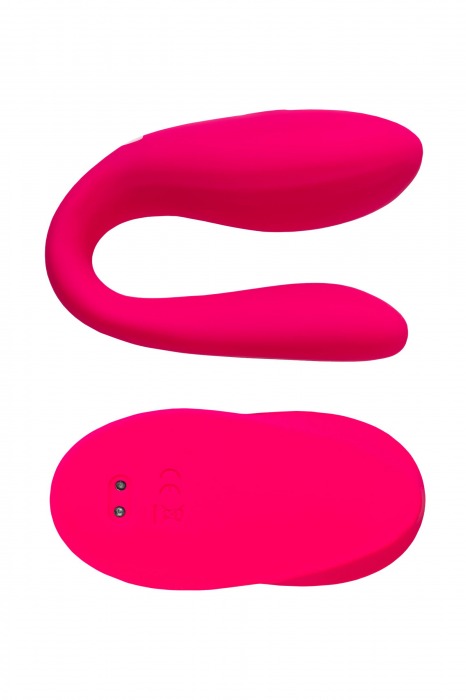 Розовый вибратор для пар Prawno с пультом ДУ - ToyFa купить в Курске с доставкой в Orgasmix.ru Розовый вибратор для пар Prawno с пультом ДУ - ToyFa