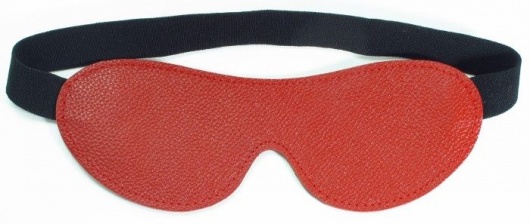Красная кожаная маска на глаза - БДСМ Арсенал - купить с доставкой в Курске