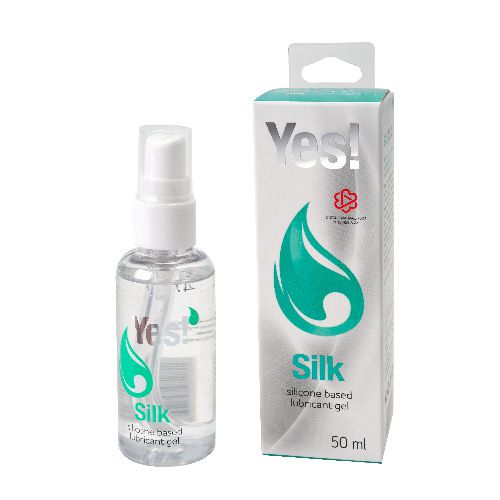 Силиконовая гипоаллергенная вагинальная смазка Yes Silk - 50 мл. - Sitabella - купить с доставкой в Курске