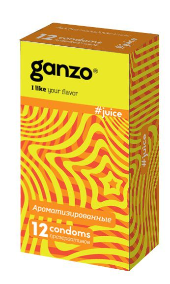 Ароматизированные презервативы Ganzo Juice - 12 шт. - Ganzo - купить с доставкой в Курске