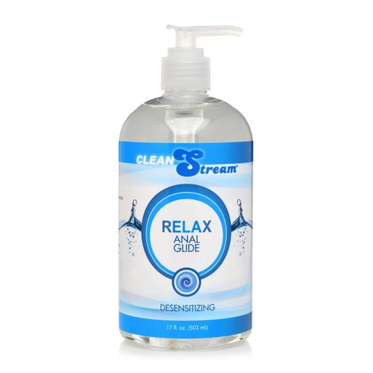 Анальный лубрикант на водной основе Relax Desensitizing Anal Lube - 503 мл. - XR Brands - купить с доставкой в Курске