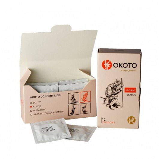 Презервативы OKOTO Classic - 12 шт. - Sitabella - купить с доставкой в Курске