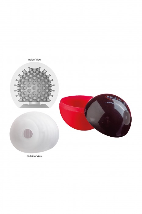 Белый мастурбатор-шар Lucky Ball Type 2 - MALESATION - в Курске купить с доставкой