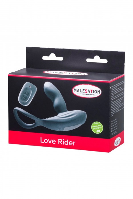 Стимулятор простаты с эрекционным кольцом Love Rider - MALESATION - в Курске купить с доставкой