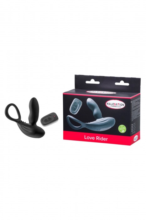 Стимулятор простаты с эрекционным кольцом Love Rider - MALESATION - в Курске купить с доставкой