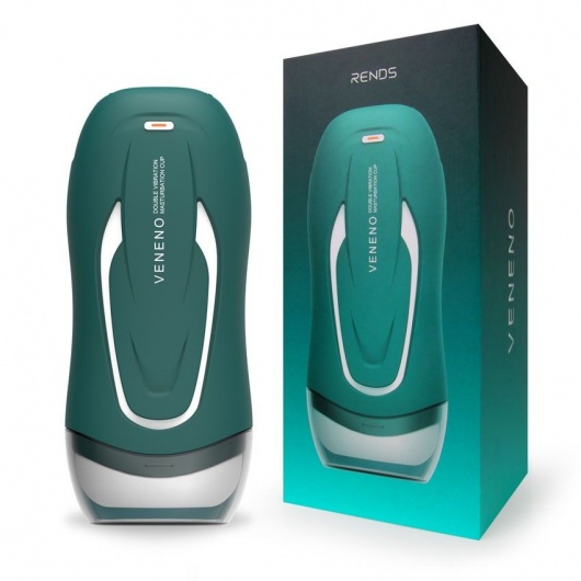 Зеленый вибромастурбатор с голосовым сопровождением Veneno - Rends - в Курске купить с доставкой