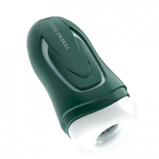 Зеленый вибромастурбатор с голосовым сопровождением Veneno - Rends - в Курске купить с доставкой