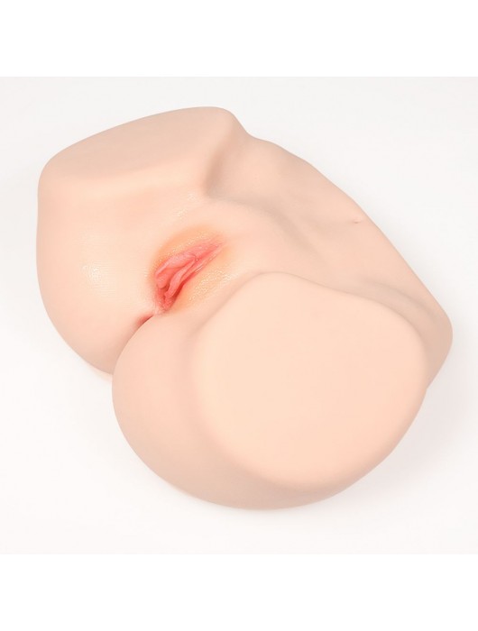 Мастурбатор-полуторс с двойным слоем материала Vanilla Onahole Real Vagina - KOKOS - в Курске купить с доставкой