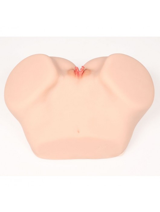 Мастурбатор-полуторс с двойным слоем материала Vanilla Onahole Real Vagina - KOKOS - в Курске купить с доставкой