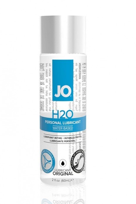 Нейтральный лубрикант на водной основе JO Personal Lubricant H2O - 60 мл. - System JO - купить с доставкой в Курске