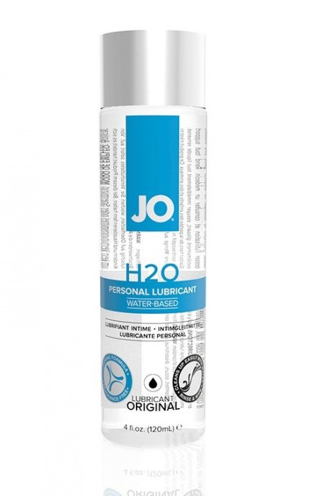 Нейтральный лубрикант на водной основе JO Personal Lubricant H2O - 120 мл. - System JO - купить с доставкой в Курске