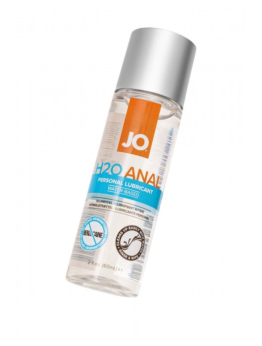 Анальный лубрикант на водной основе JO Anal H2O - 60 мл. - System JO - купить с доставкой в Курске