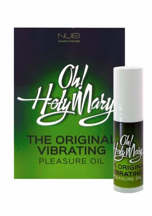 Масло унисекс с эффектом вибрации Oh! Holy Mary - 6 мл. - Nuei cosmetics - купить с доставкой в Курске