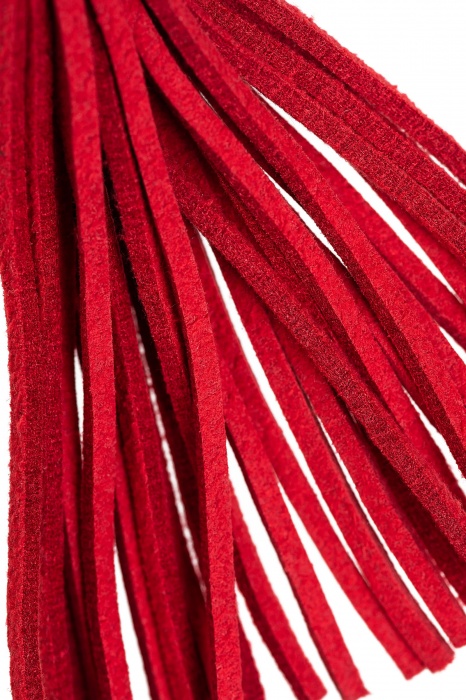 Зажимы на соски «Вилки» с красными кисточками из замши - Pecado - купить с доставкой в Курске