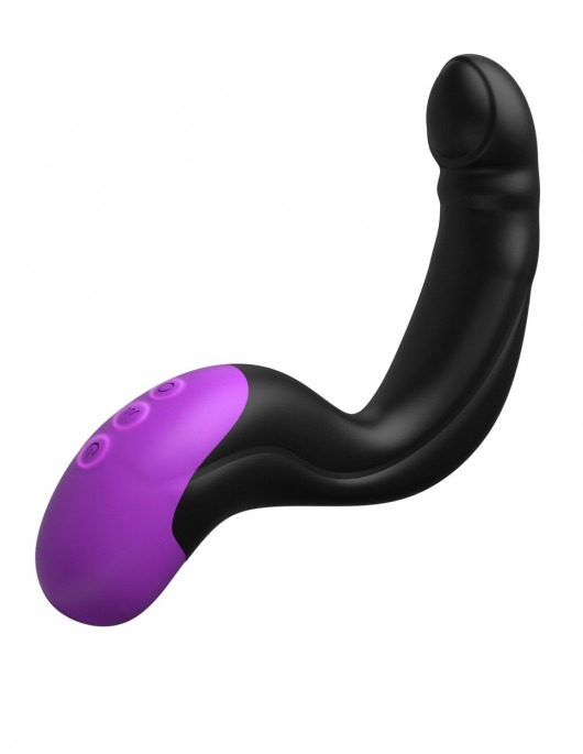 Черно-фиолетовый вибромассажёр простаты Hyper-Pulse P-Spot Massager - Pipedream - в Курске купить с доставкой