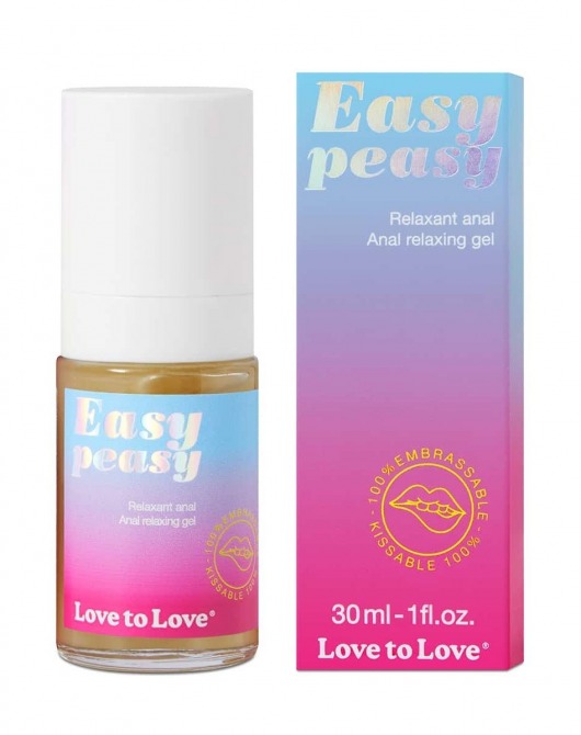 Анальный расслабляющий гель Easy Peasy - 30 мл. - Love to Love - купить с доставкой в Курске