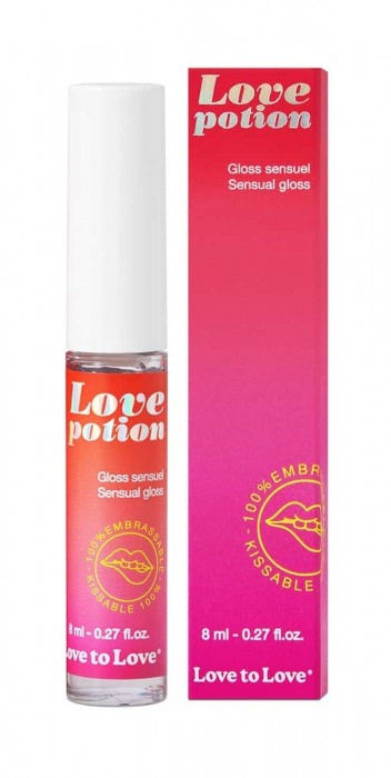 Возбуждающий блеск для губ Love Potion - 8 мл. - Love to Love - купить с доставкой в Курске
