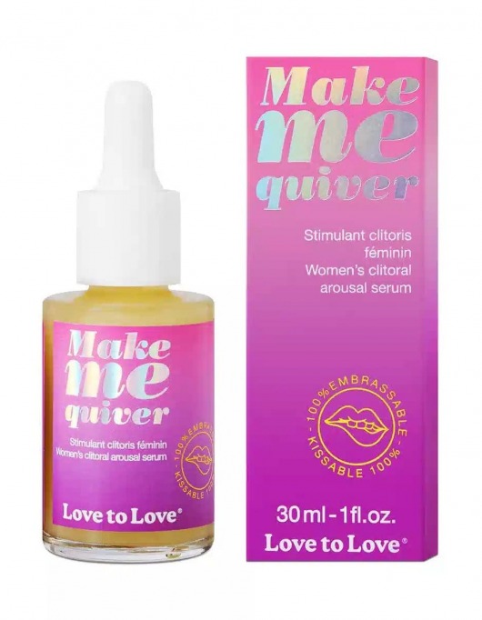 Возбуждающие капли для клитора Make Me Quiver - 30 мл. - Love to Love - купить с доставкой в Курске