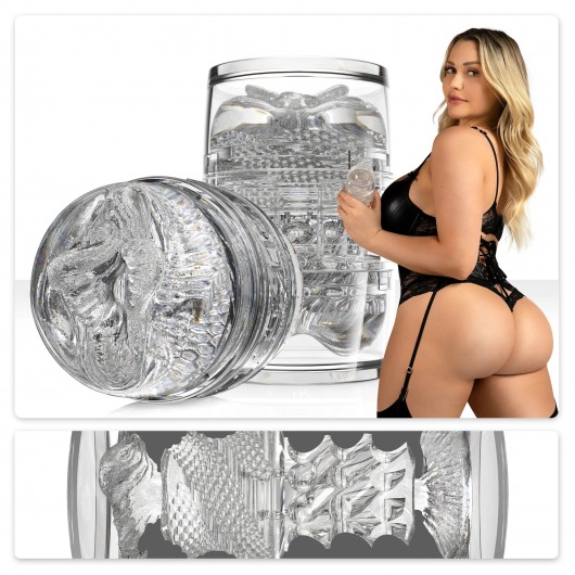 Прозрачный двусторонний мастурбатор Fleshlight Quickshot Mia Malkova - Fleshlight - в Курске купить с доставкой