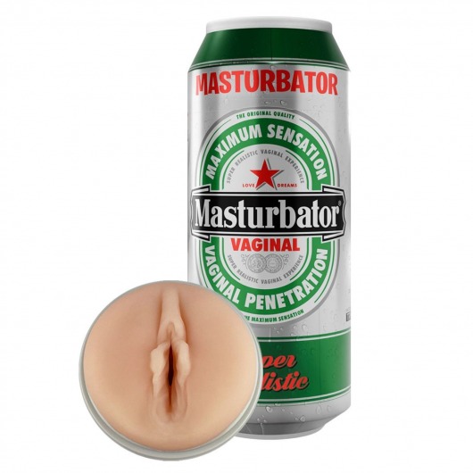 Мастурбатор-вагина Heineken Vagina II - Adrien Lastic - в Курске купить с доставкой