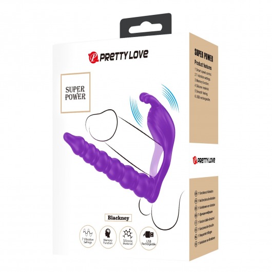 Лиловая насадка для двойного проникновения Blackney - Baile - купить с доставкой в Курске