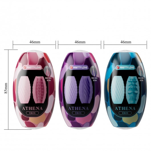 Набор из 15 мастурбаторов Athena - Baile - в Курске купить с доставкой