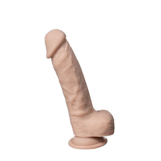 Телесный фаллоимитатор на присоске Real Skin Model 1 - 17,8 см. - Adrien Lastic