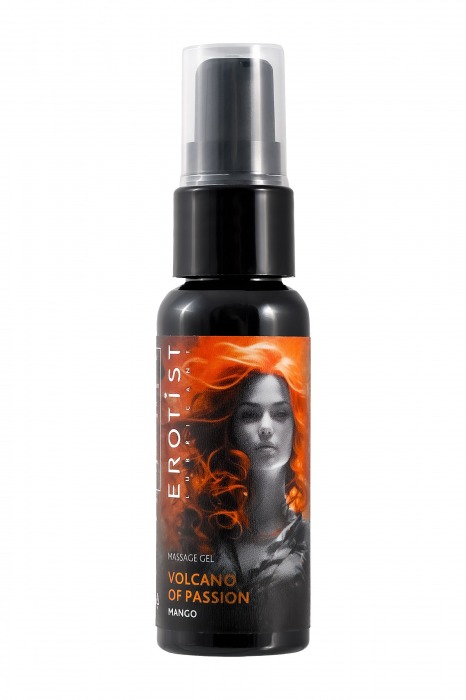 Гель с эффектом вибрации Volcano Of Passion со вкусом манго - 25 мл. - Erotist Lubricants - купить с доставкой в Курске