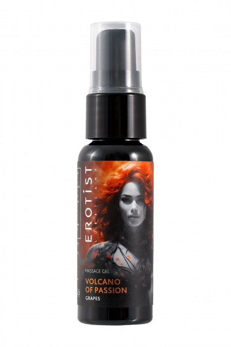 Гель с эффектом вибрации Volcano Of Passion со вкусом винограда - 25 мл. - Erotist Lubricants - купить с доставкой в Курске