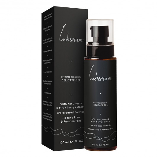 Интимный гель с экстрактами нони, нима и клубники Luberium Delicate Waterbased - 100 мл. - Luberium - купить с доставкой в Курске
