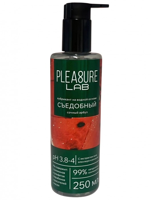 Лубрикант на водной основе Pleasure Lab с ароматом арбуза - 250 мл. - Pleasure Lab - купить с доставкой в Курске