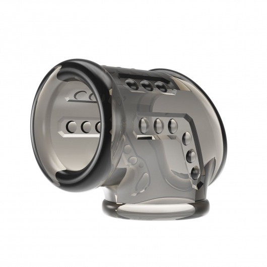 Дымчатая насадка на пенис и мошонку - Baile - в Курске купить с доставкой