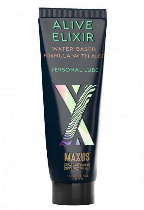 Интимный гель на водной основе MAXUS Alive Elixir - 75 мл. - Maxus - купить с доставкой в Курске
