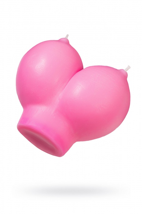 Розовая свеча «Сиськи» - 150 гр. - Pecado - купить с доставкой в Курске