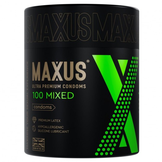 Презервативы MAXUS Mixed - 100 шт. - Maxus - купить с доставкой в Курске