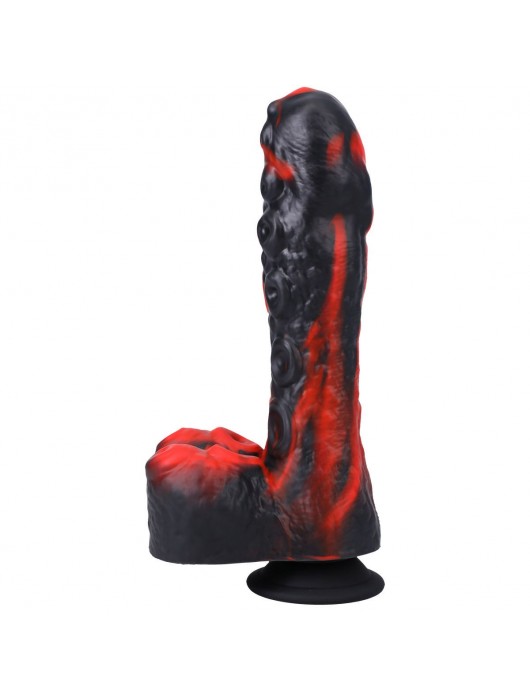 Черно-красная мини-машина на присоске Tendril Thruster - 21,6 см. - Doc Johnson - купить с доставкой в Курске